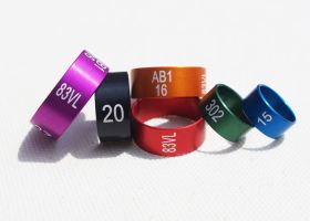 SPEZIALRINGE AUS GEFÄRBTEM ALUMINIUM
