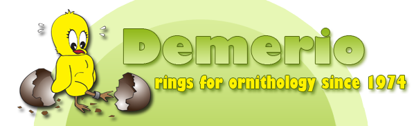 Demerio, rings for ornithology since 1974